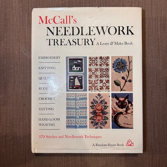 Other - VTG McCall's Needlework Treasury Learn & Make Book Embroidery Knitting Quilting